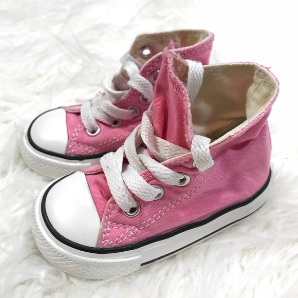 light pink baby converse